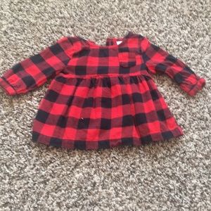 Carter’s Buffalo Check Dress/Shirt